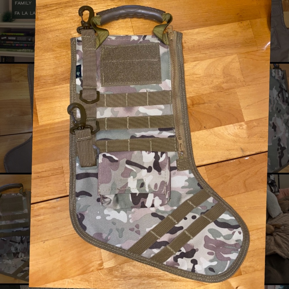 Camo Tactical Christmas Stocking